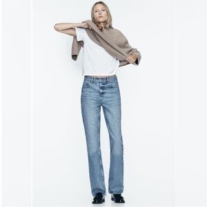 ZARA HIGH RISE Z1975 SLIM FIT JEANS size 6